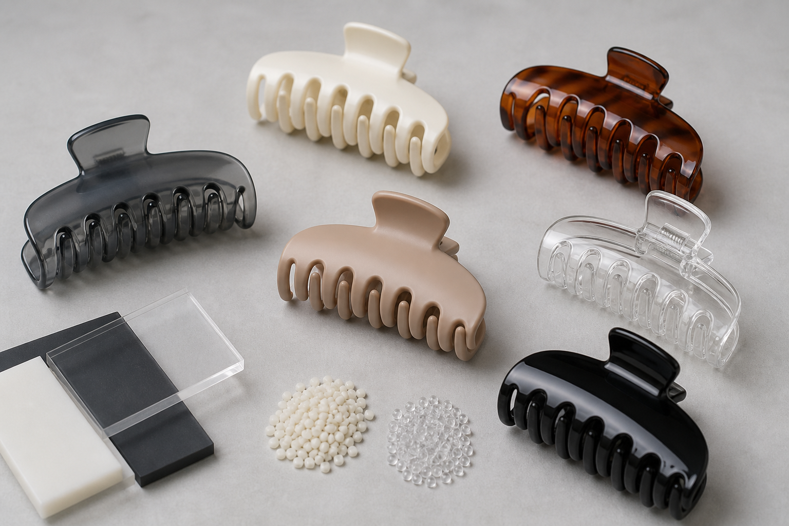 ABS vs PC Hair Claw Clips: A Practical B2B Sourcing Guide