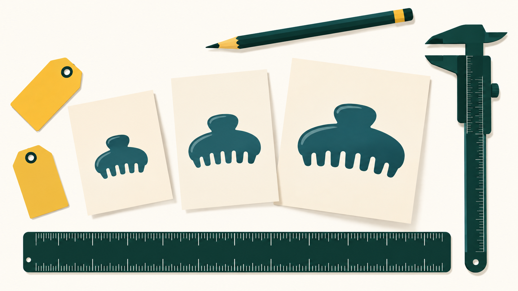 Claw Clip Sizes: mm and Inch Chart for Wholesale Buyers